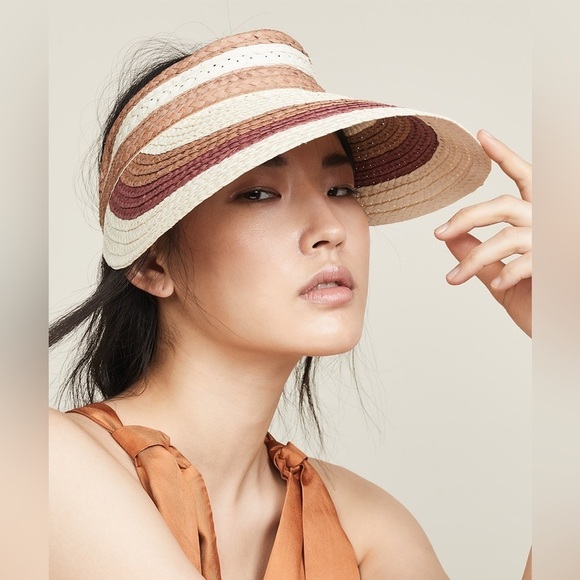 Hat Attack Accessories - NWT HAT ATTACK Summer Stripe Visor